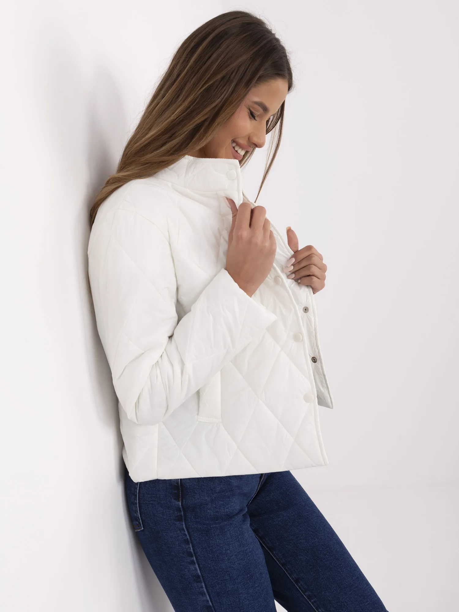 Елегантно Яке Ecru ITALY MODA - One Size