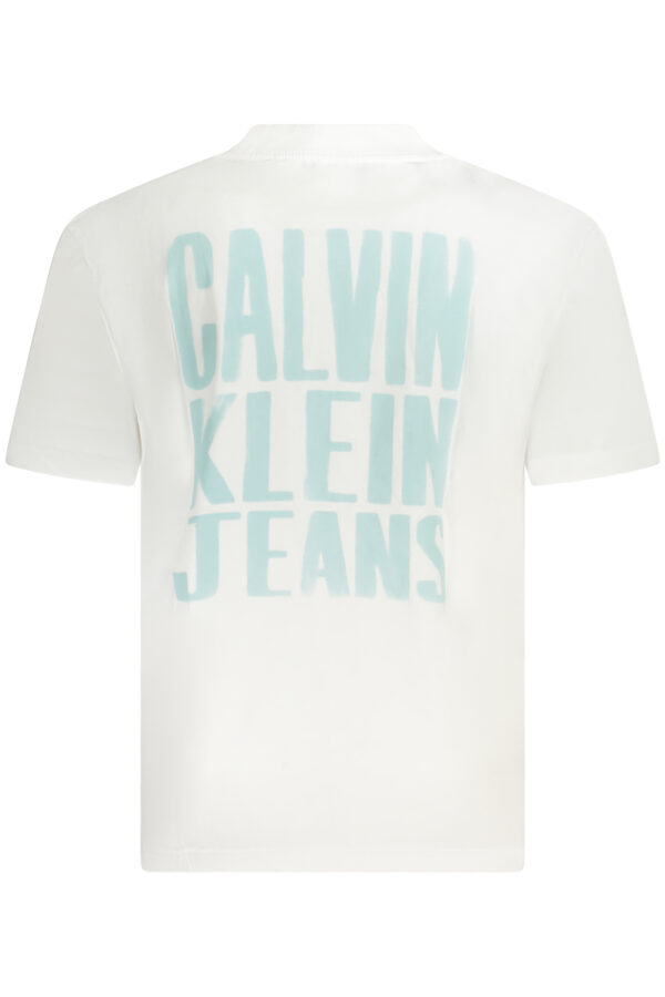 Calvin Klein Мъжка тениска - Бяла, 100% Памук - Image 2