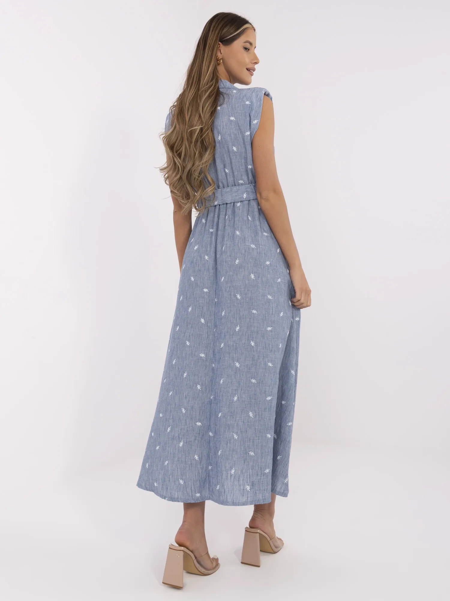 Тъмносиня рокля ITALY MODA - Елегантна и стилна - Image 5