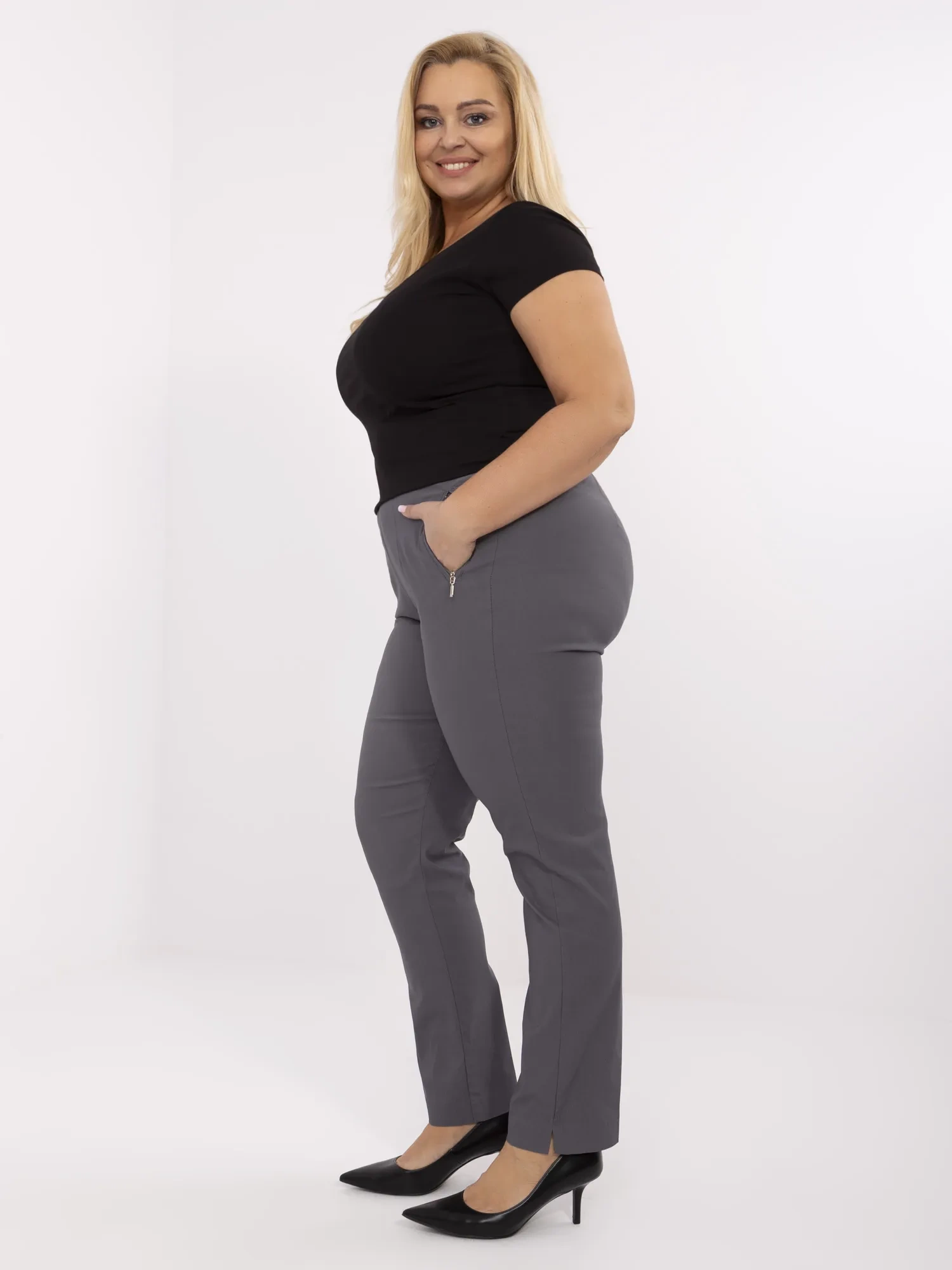 Графитени панталони New Fashion - елегантни и удобни