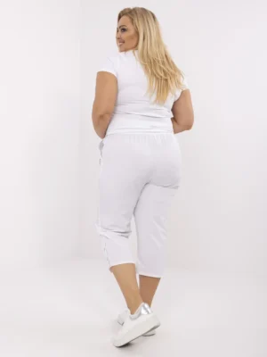 Бели Дамски Панталони New Fashion - Елегантност
