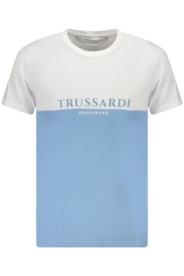 Мъжка тениска Trussardi - Синьо, Лого