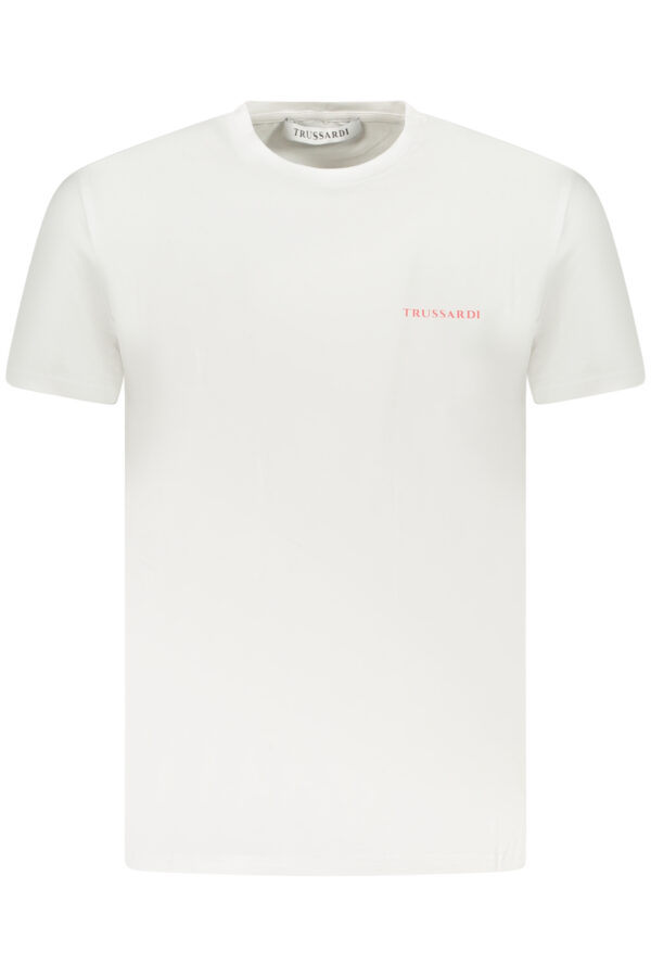 Бяла мъжка тениска Trussardi - Комфорт и стил