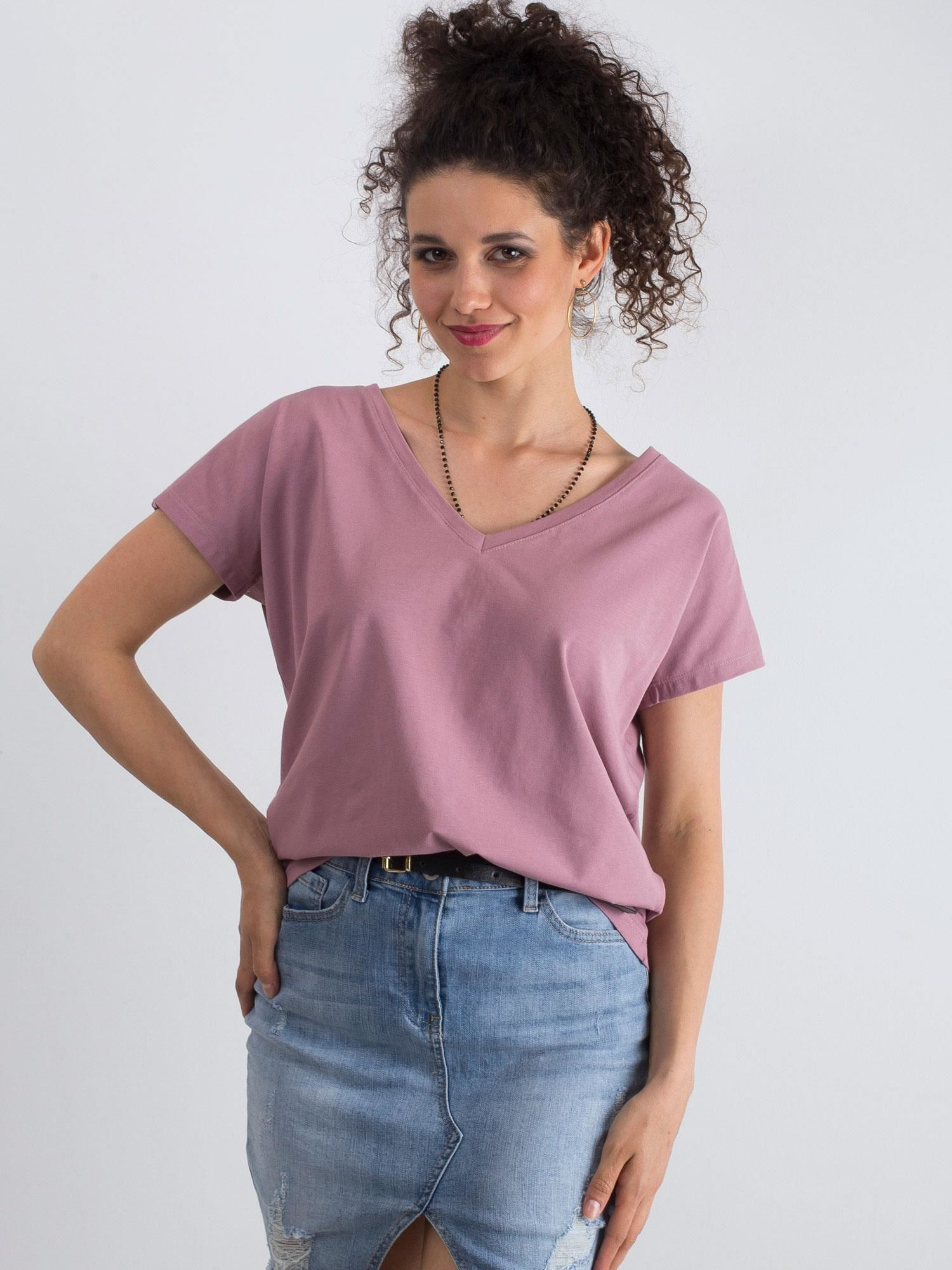 Елегантна Dirty Pink Тениска Emory - BASIC FEEL GOOD - Image 10