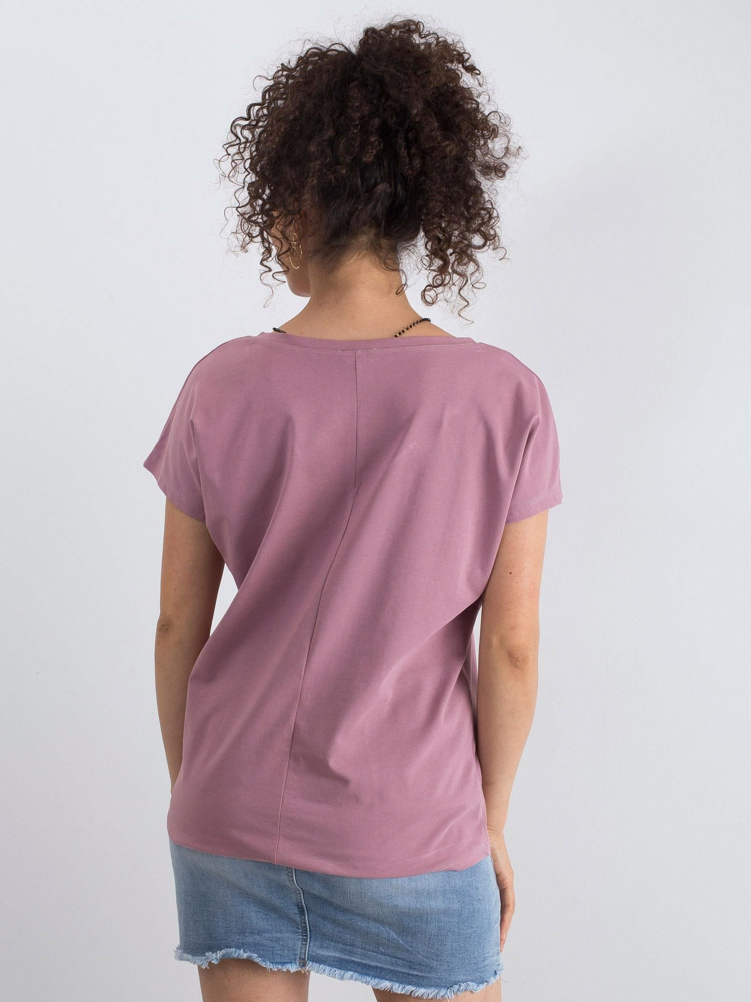 Елегантна Dirty Pink Тениска Emory - BASIC FEEL GOOD - Image 5