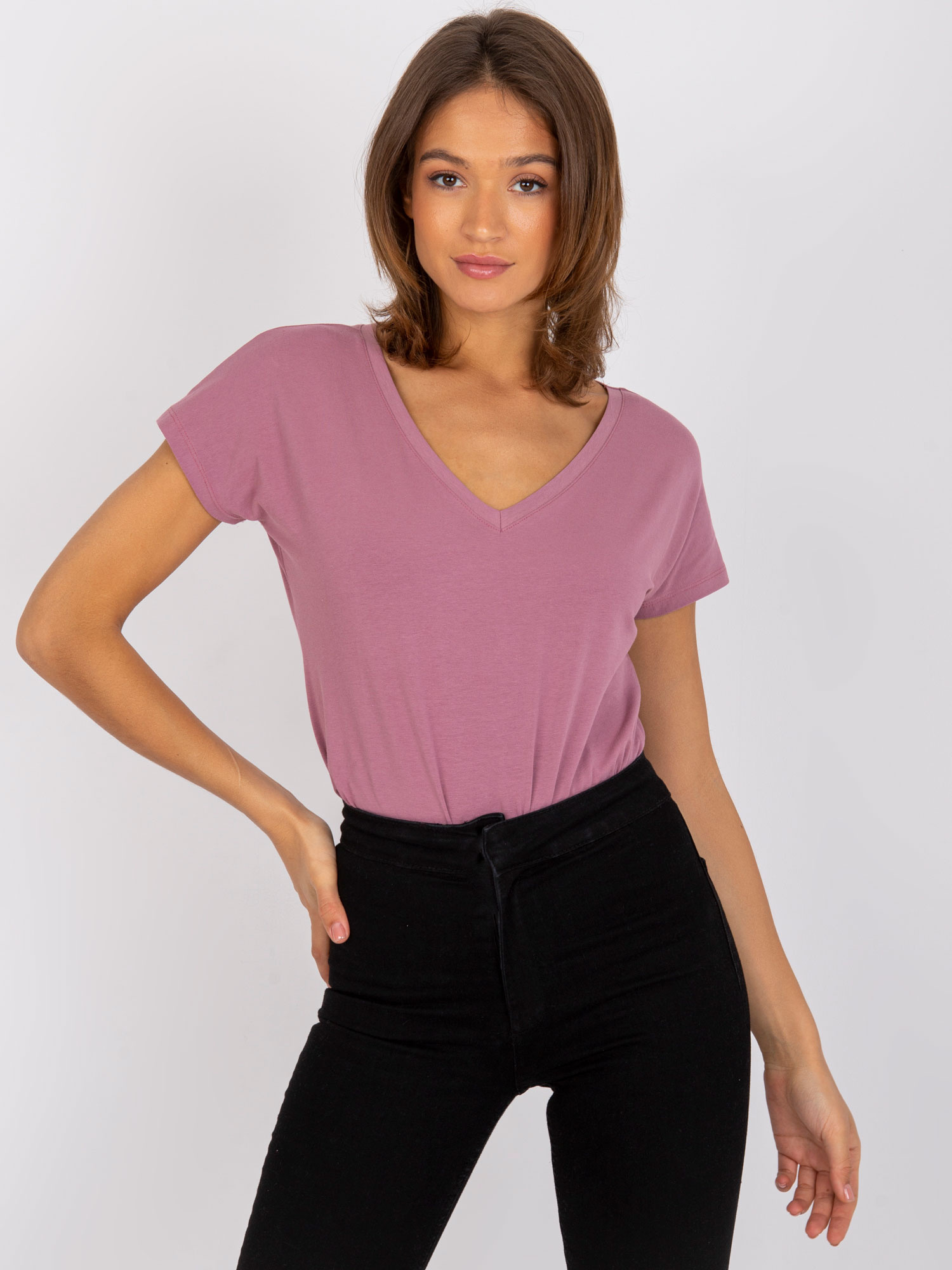 Елегантна Dirty Pink Тениска Emory - BASIC FEEL GOOD - Image 7