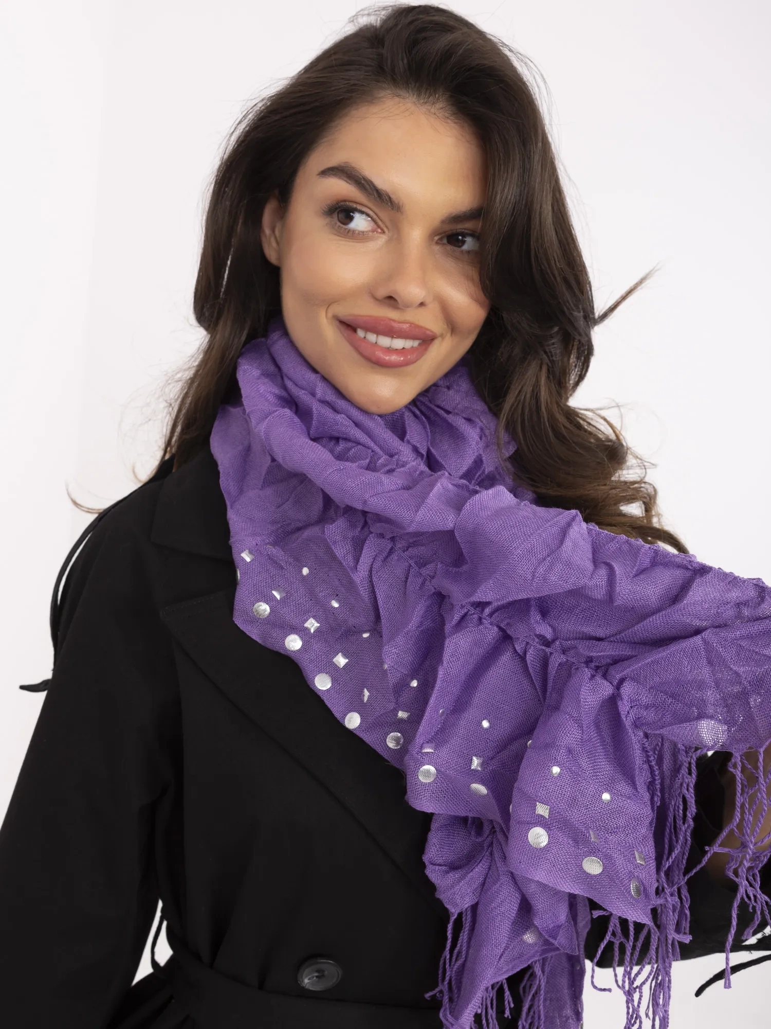 Лилава Бандана SHOP SMILE - Елегантност и Комфорт - Image 2