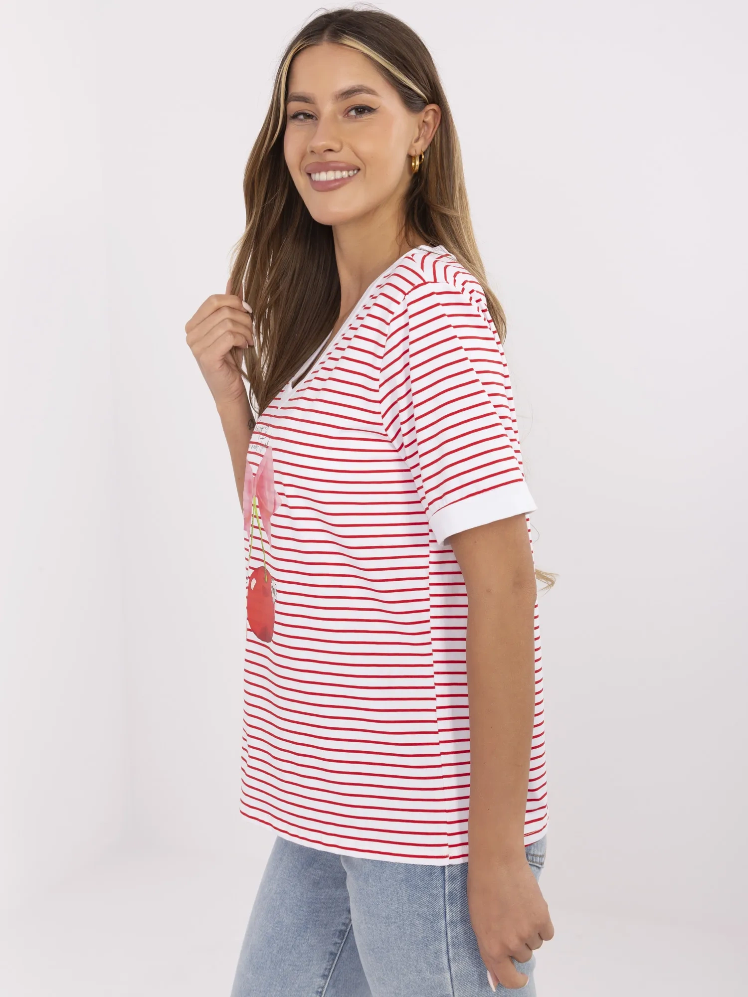 Червена Блуза ITALY MODA - Елегантна и Удобна - Image 2