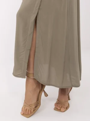Khaki Пола FRESH MADE - Елегантна и Удобна