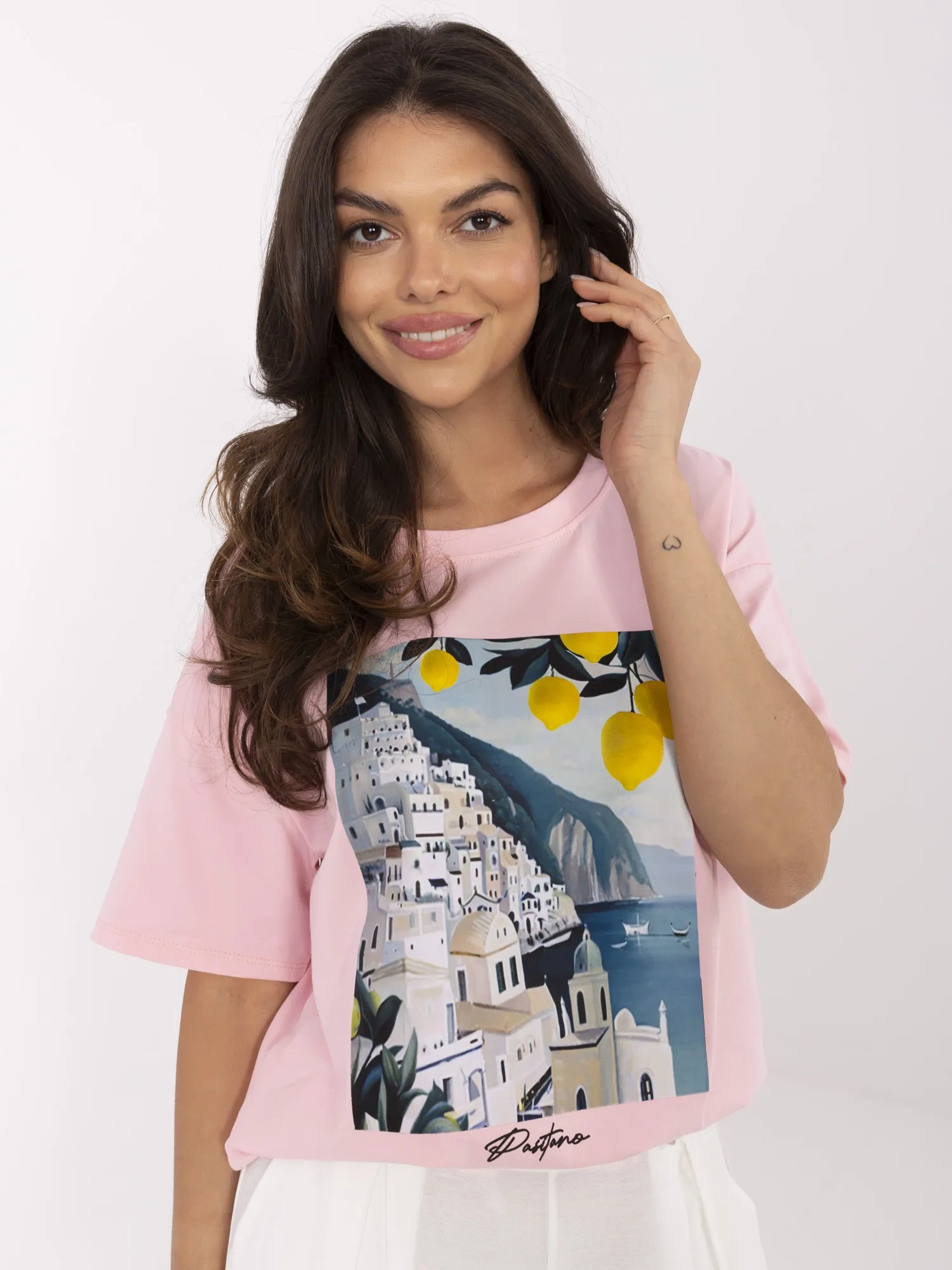 Розова Тениска ITALY MODA - Удобство и Стил - Image 4