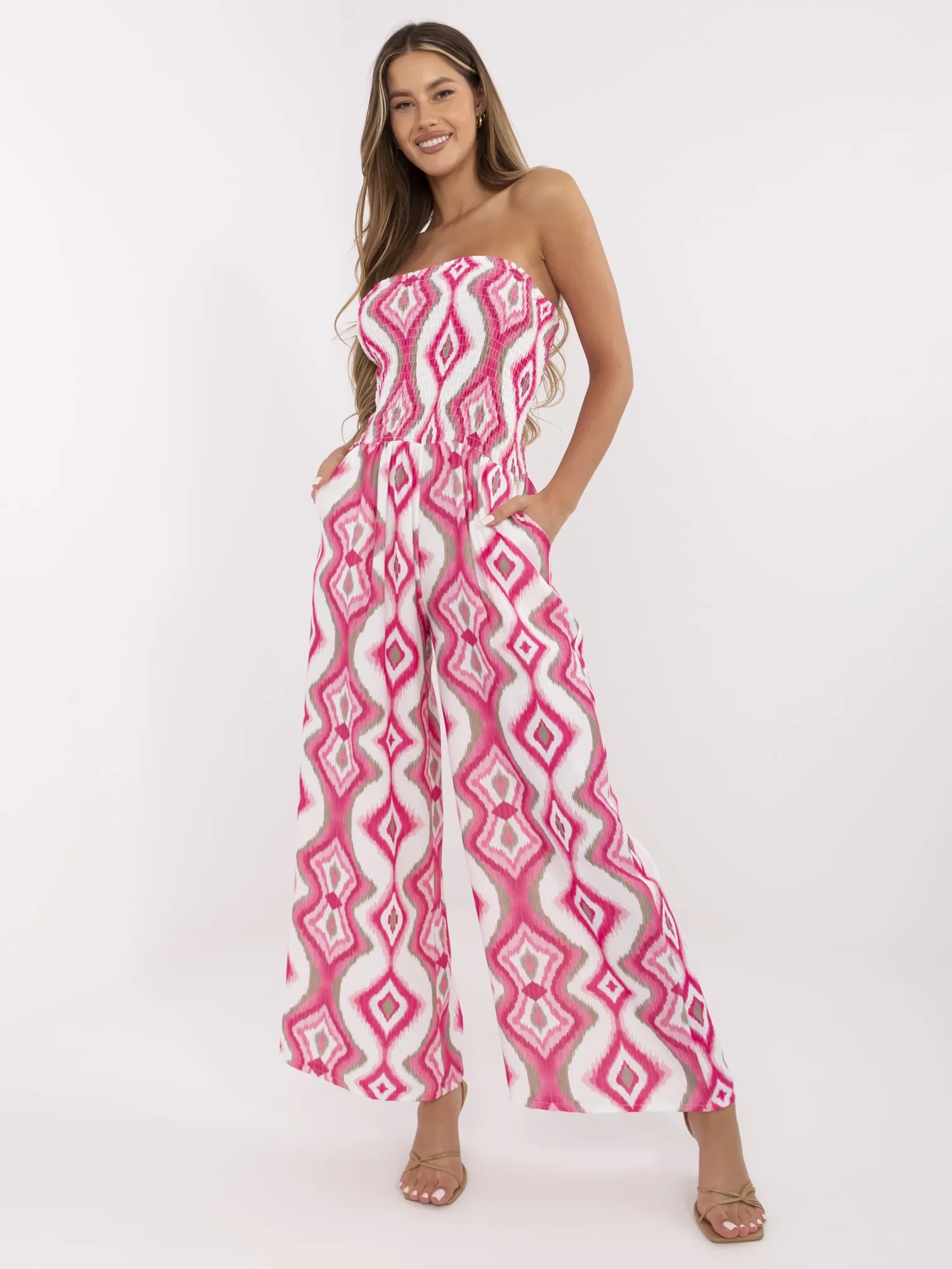 Бяло-Розов Гащеризон Italy Moda - Лятна Елегантност - Image 3