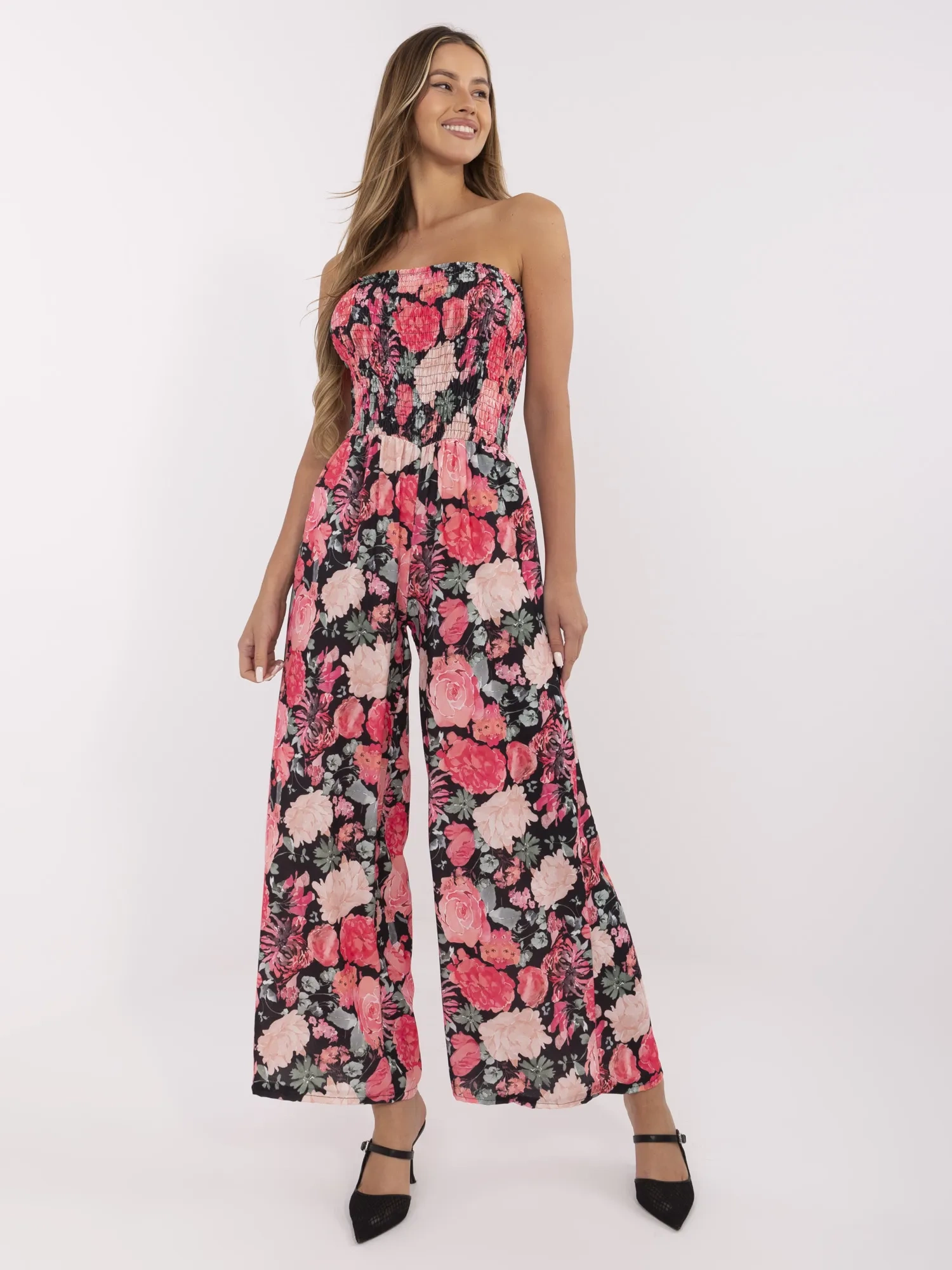 Елегантен Червено-Черен Гащеризон ITALY MODA - Image 4