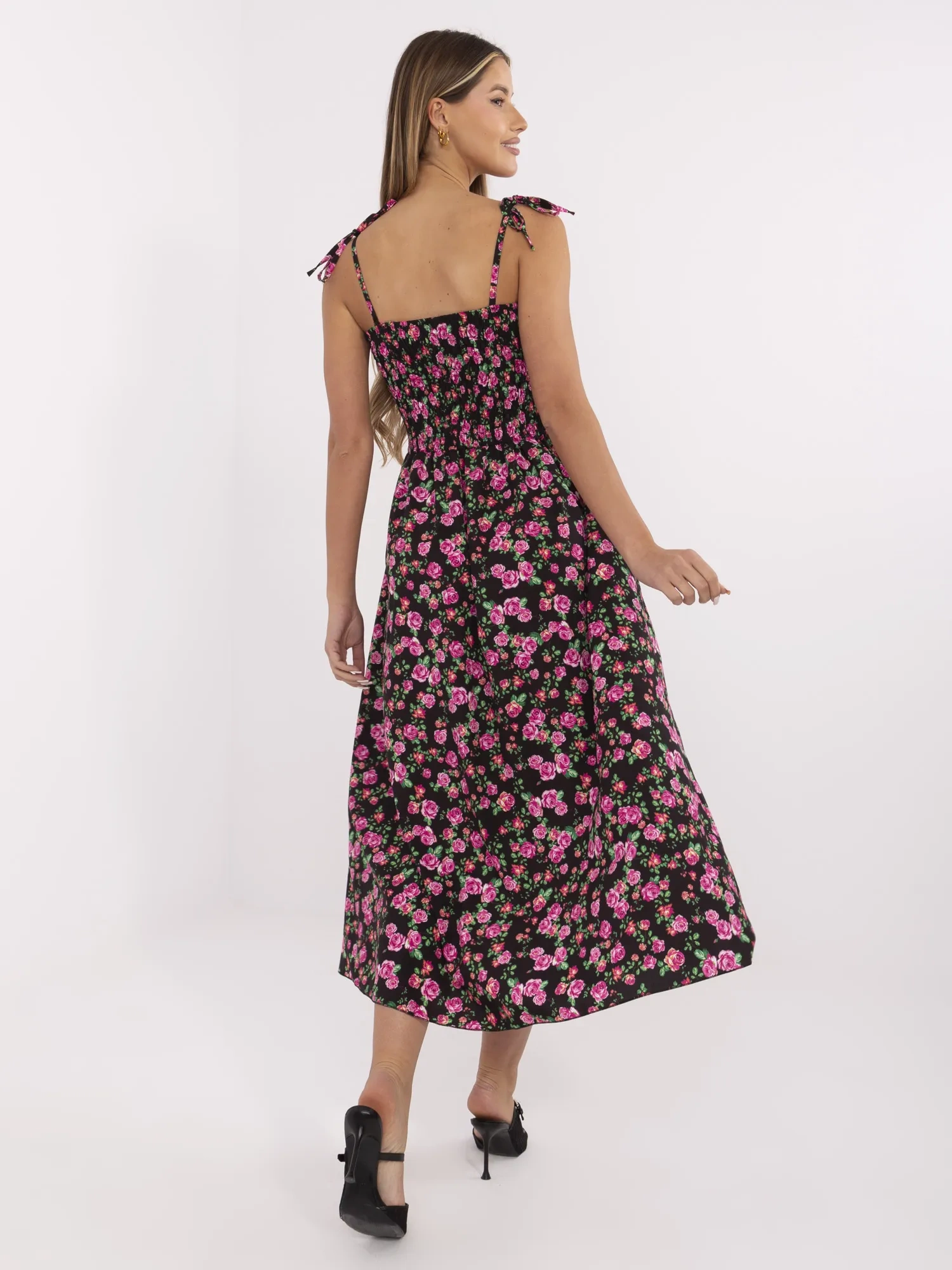 Черна Рокля ITALY MODA - Елегантна и Удобна - Image 5