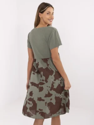 Khaki Рокля ITALY MODA - Удобство и Стил