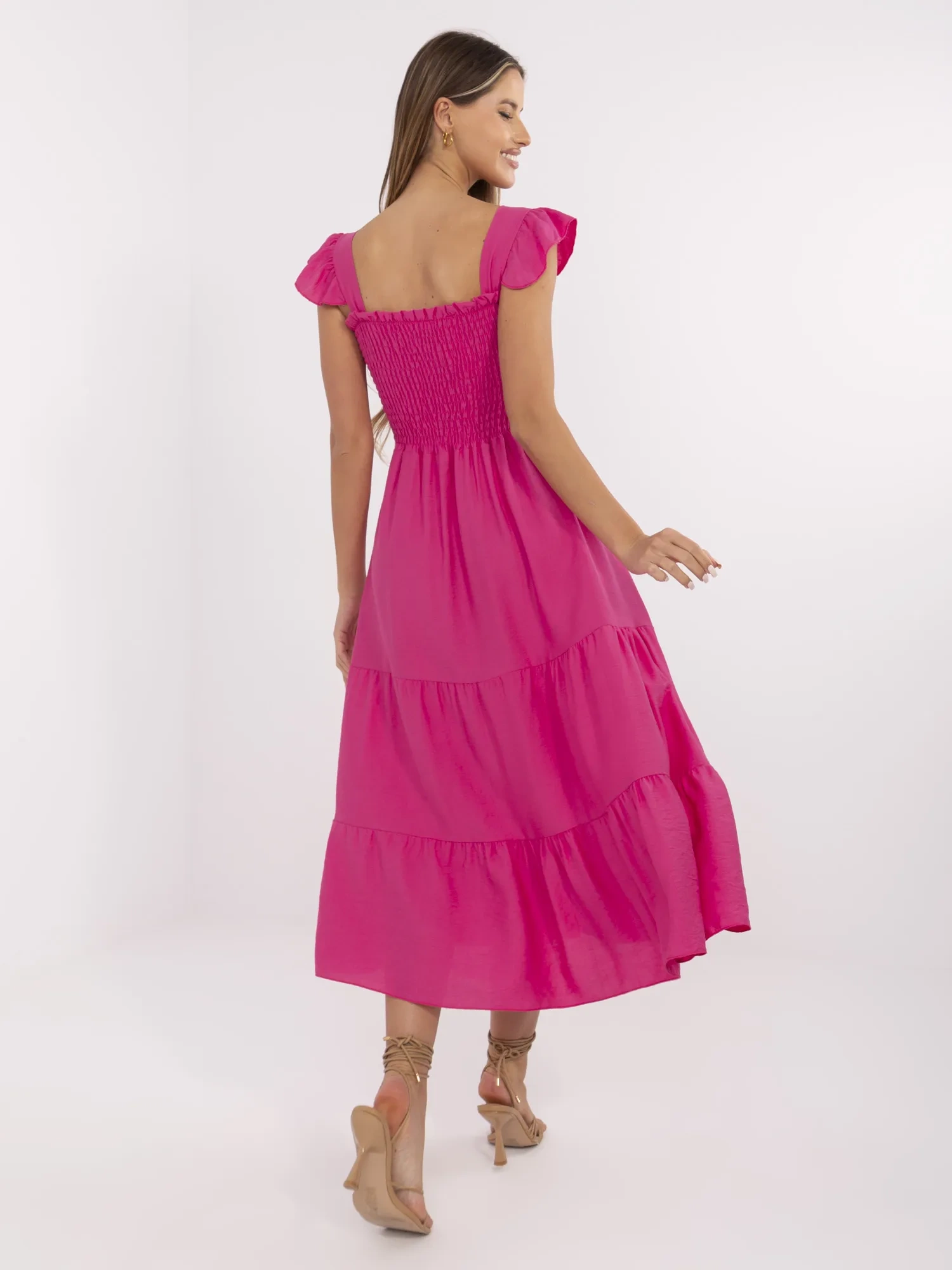 Фуксия Рокля ITALY MODA - Елегантна и Удобна - Image 4