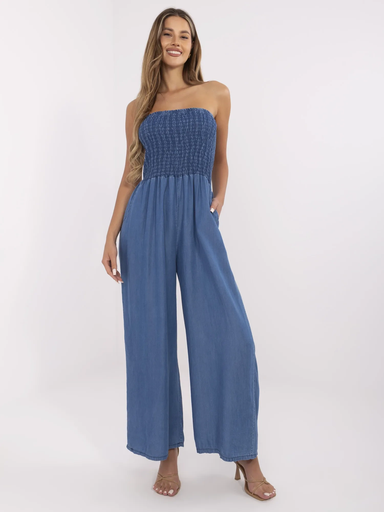 Тъмносин гащеризон ITALY MODA - Елегантен и Удобен - Image 3