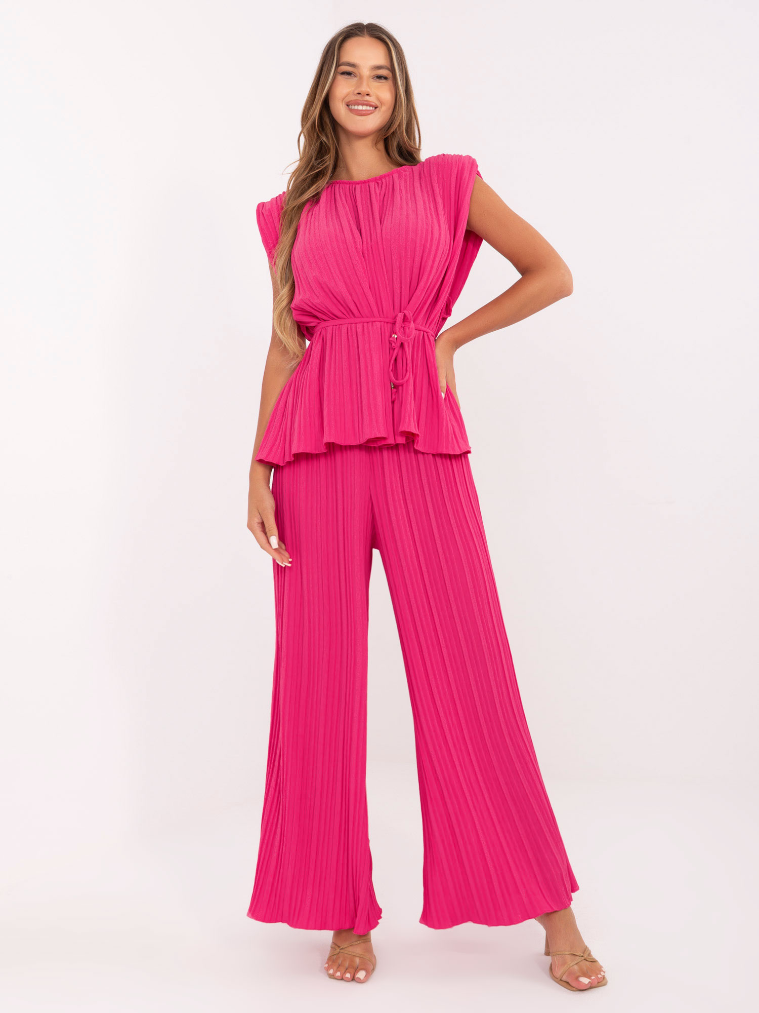 Фуксия Комплект ITALY MODA - Елегантен и Удобен - Image 3