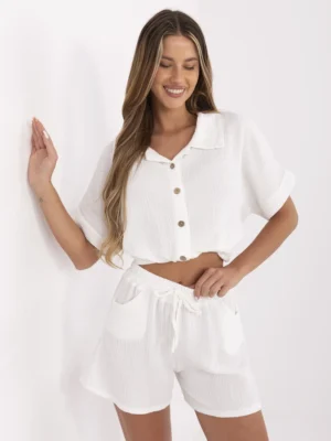 Бели Шорти ITALY MODA - 100% Памук