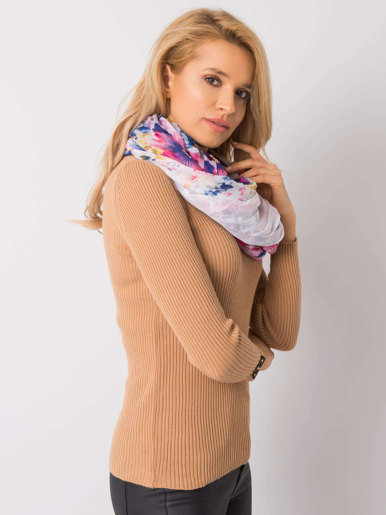 Бяла Бандана с Цветя - SHOP SMILE - Image 3