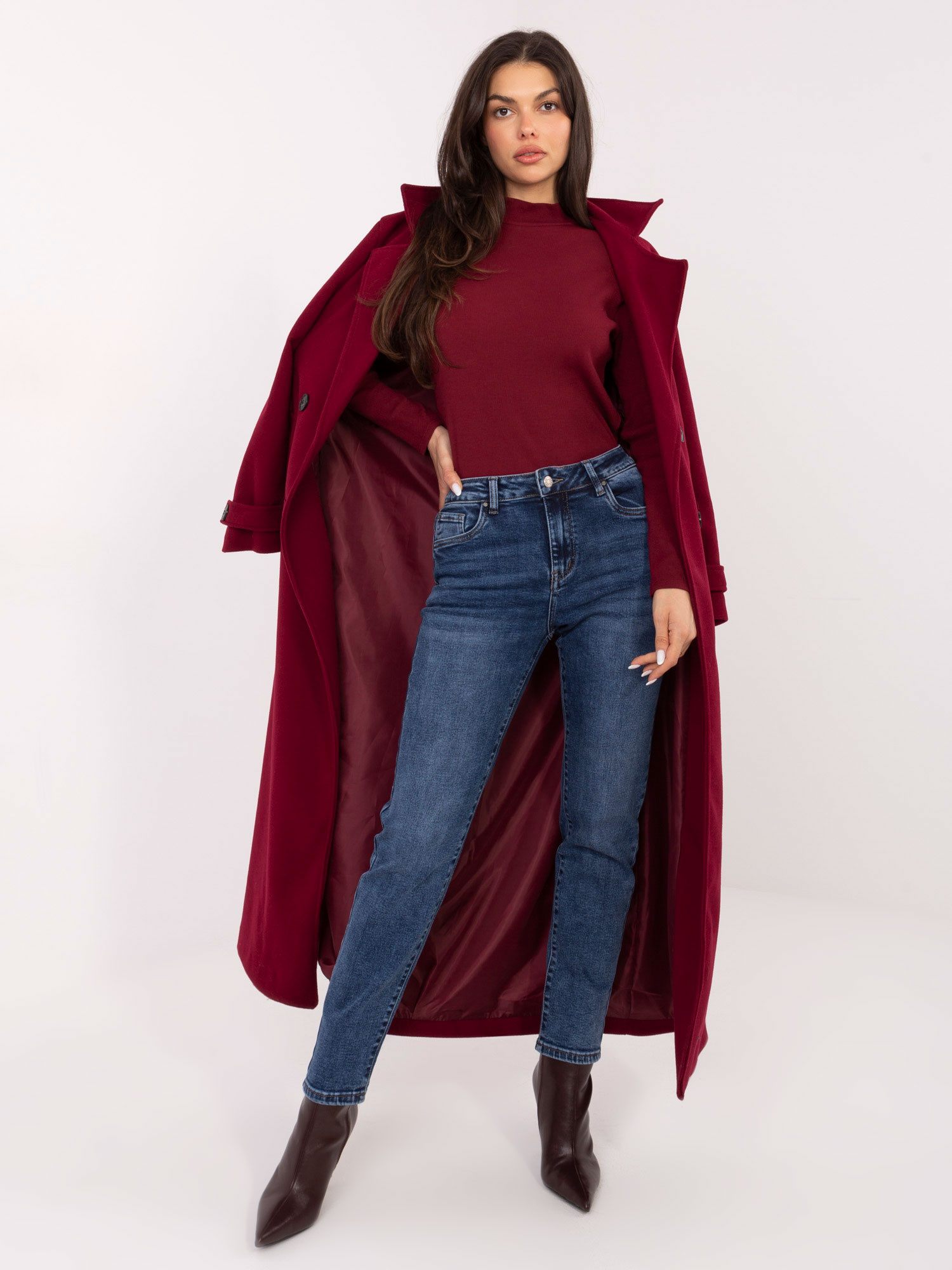 Бордо Блуза SHOP SMILE - Елегантна и Удобна - Image 6