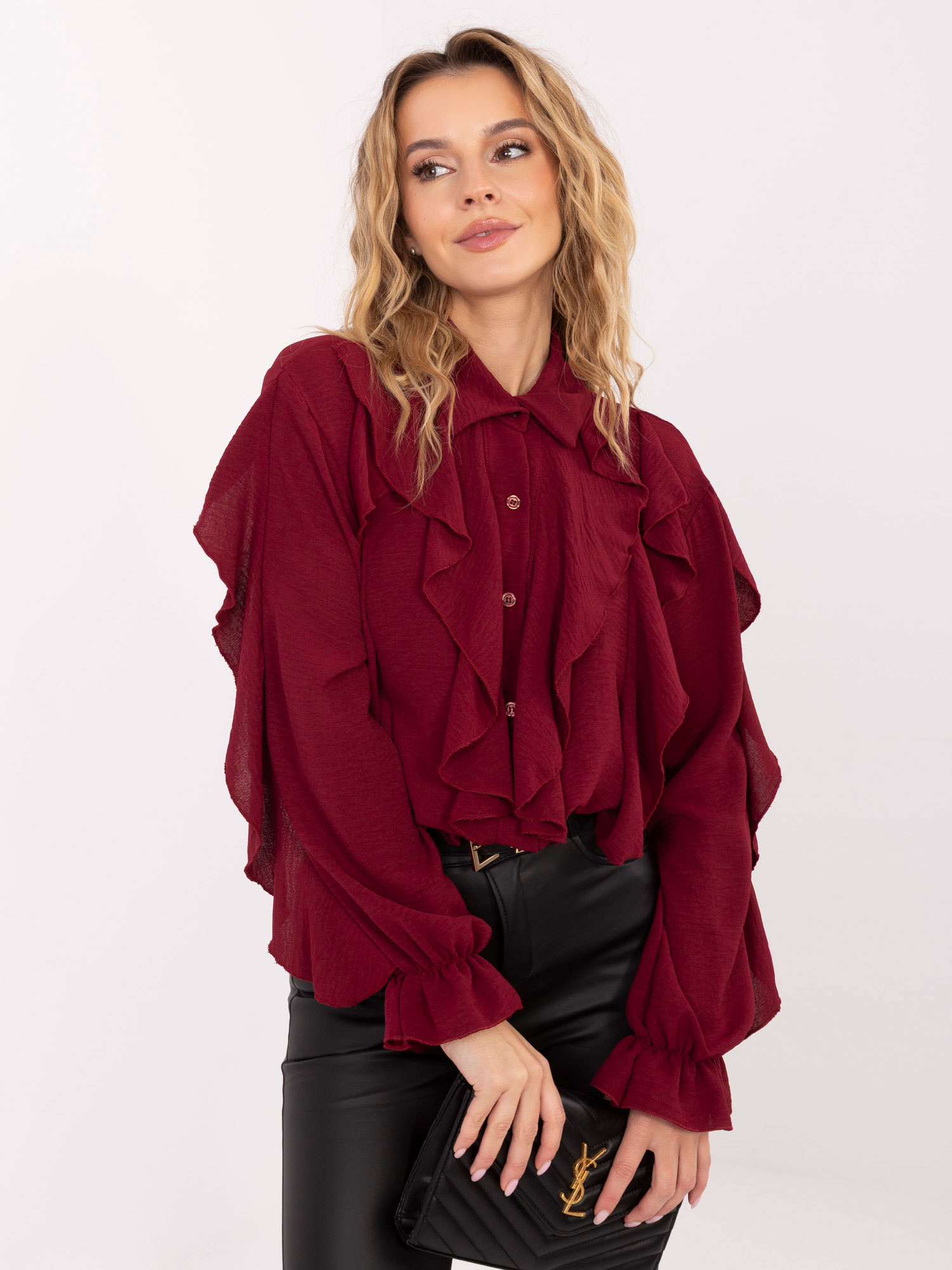 Бордо Риза ITALY MODA - Елегантност и Комфорт - Image 3