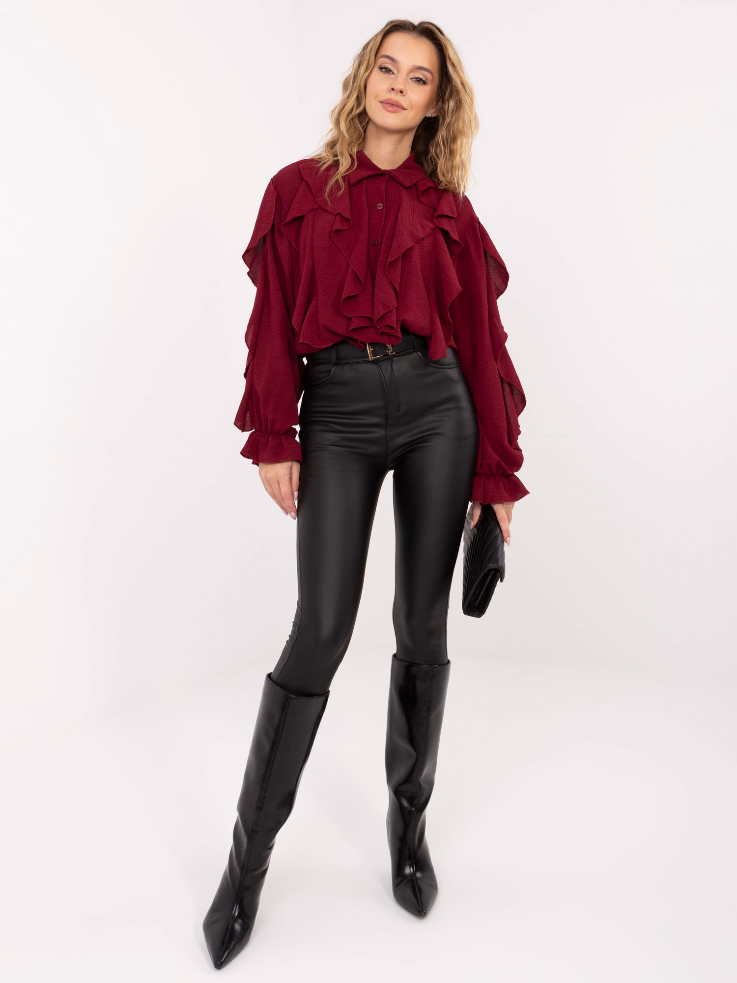 Бордо Риза ITALY MODA - Елегантност и Комфорт - Image 6