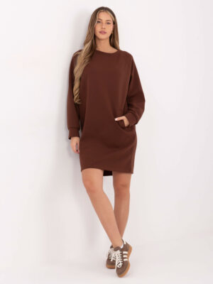 Кафява Рокля SHOP SMILE - Ежедневен Шик
