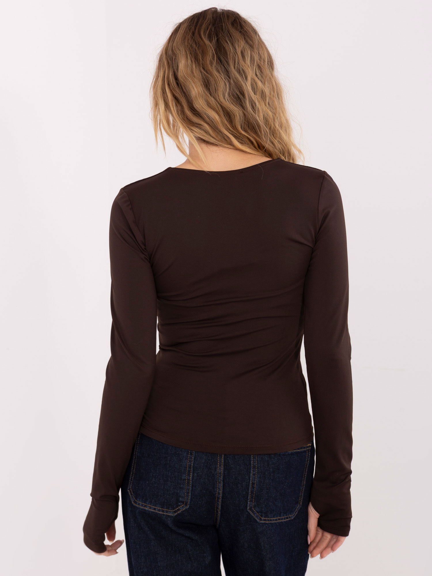 Кафява Блуза ITALY MODA - Елегантна и Удобна - Image 4