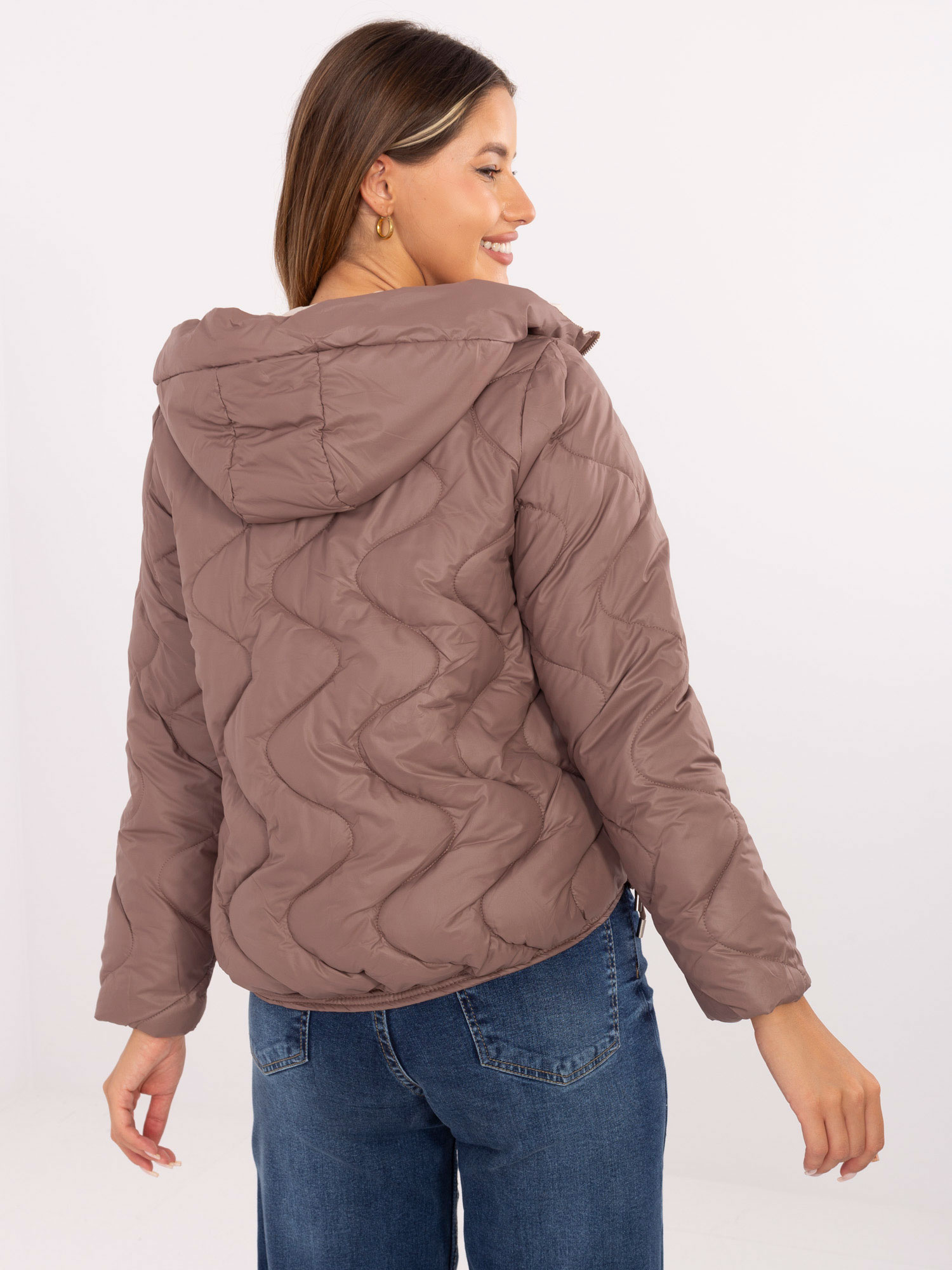 Кафяво Яке SHOP SMILE - Елегантност и Комфорт - Image 3