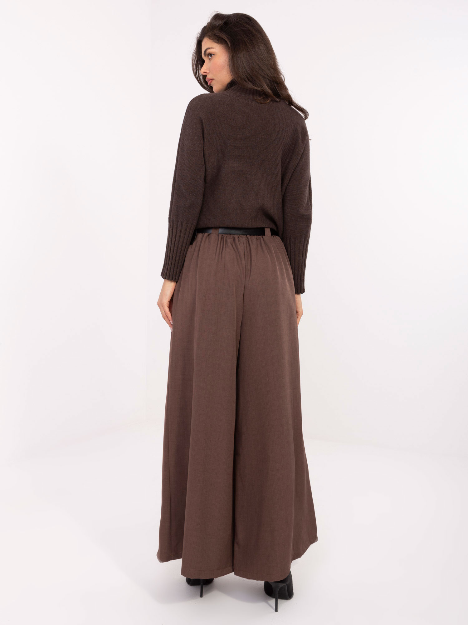 Кафяви панталони MODA ITALY - Елегантни и удобни - Image 2