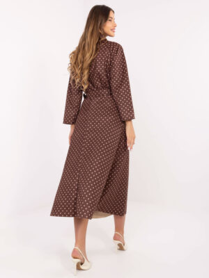 Елегантна Кафява Пола ITALY MODA - One Size