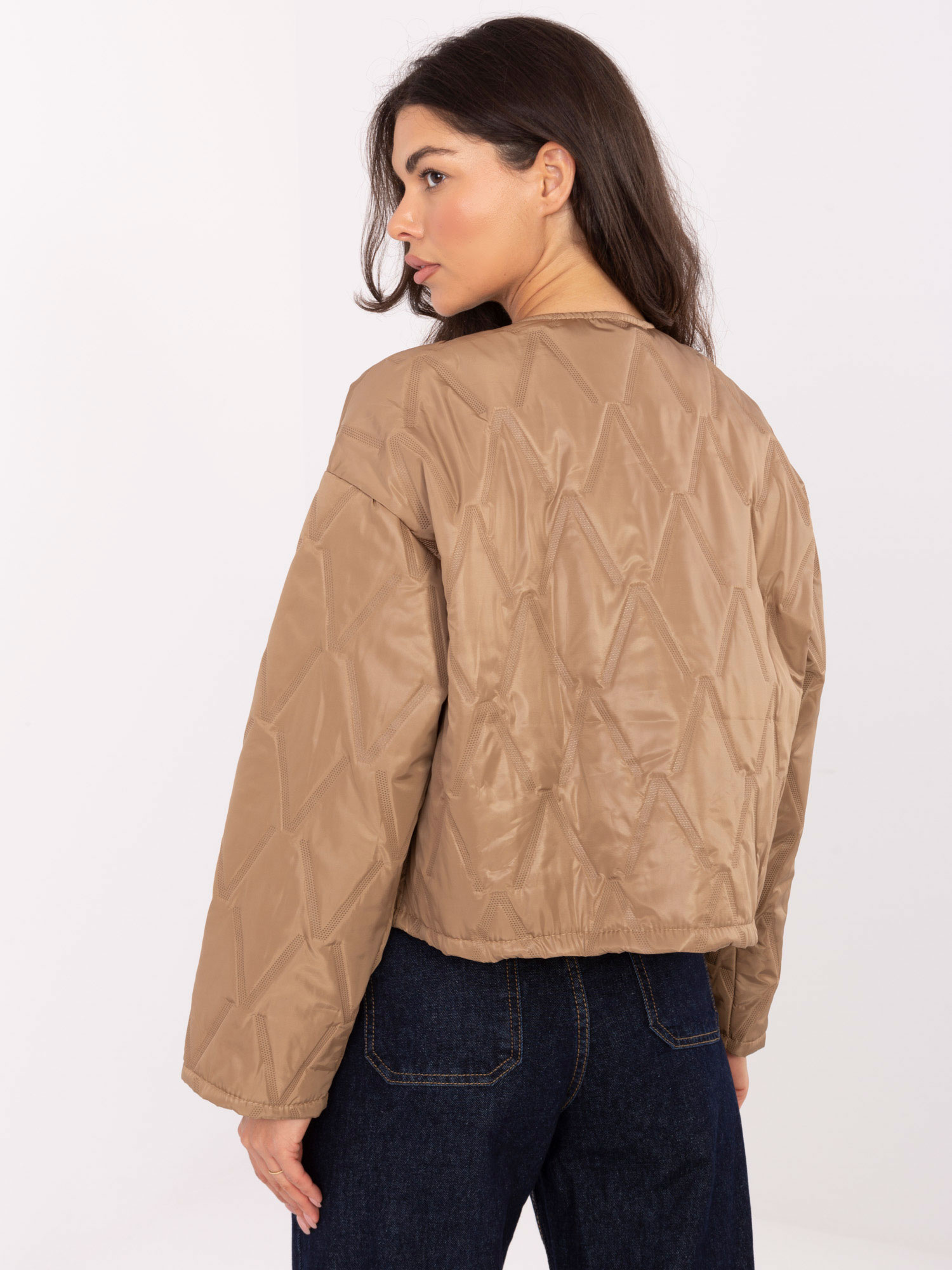 Дамско Яке RUE PARIS Camel – Елегантност и Комфорт - Image 5