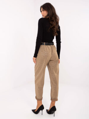 Елегантни Дамски Панталони MODA ITALY Camel