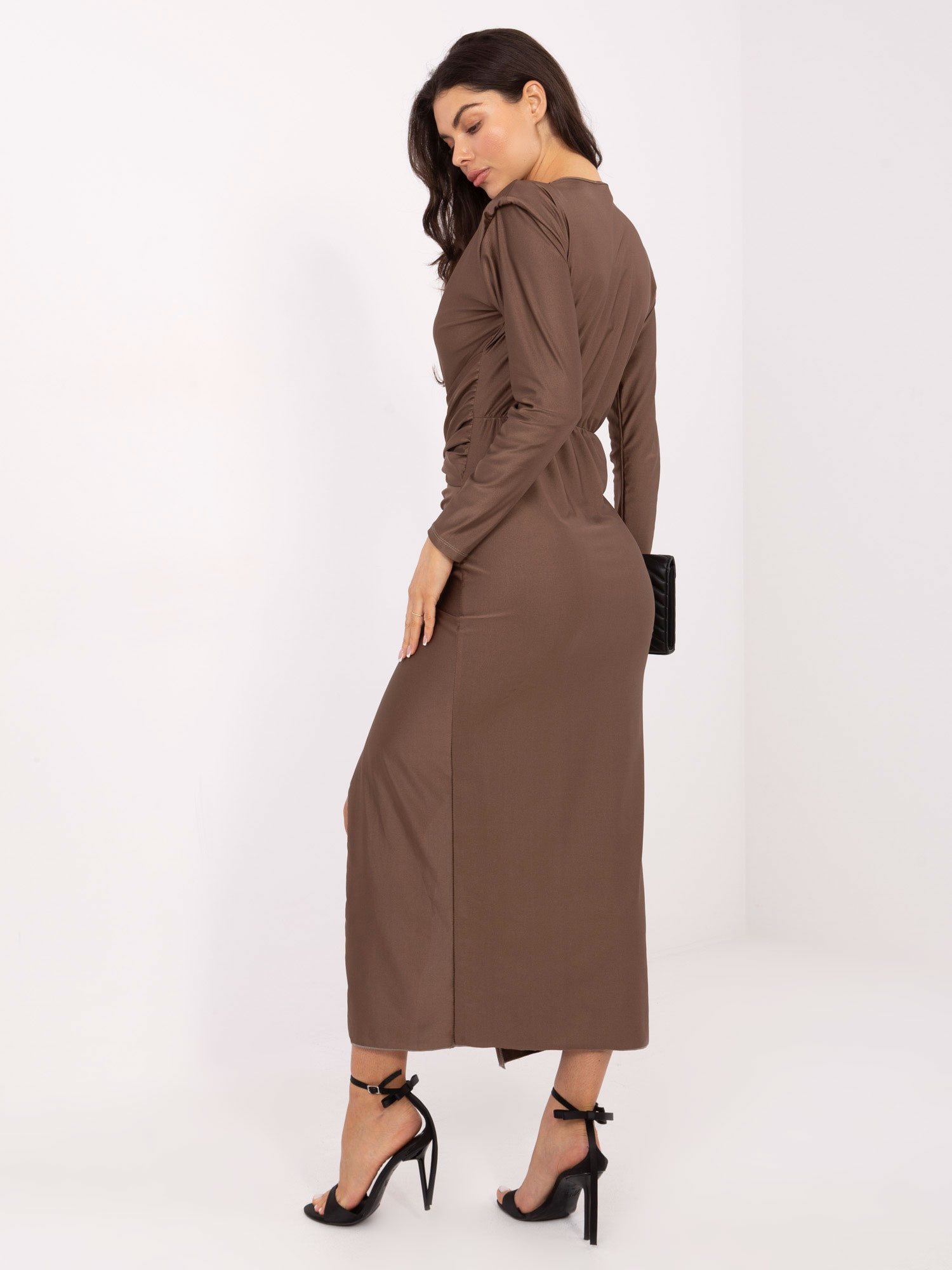 Бежова Рокля ITALY MODA - Елегантна и Удобна - Image 3