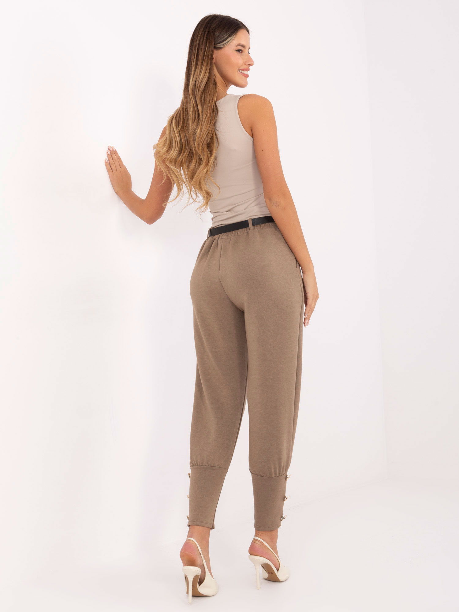 Бежови панталони SHOP SMILE - Елегантност и комфорт - Image 4