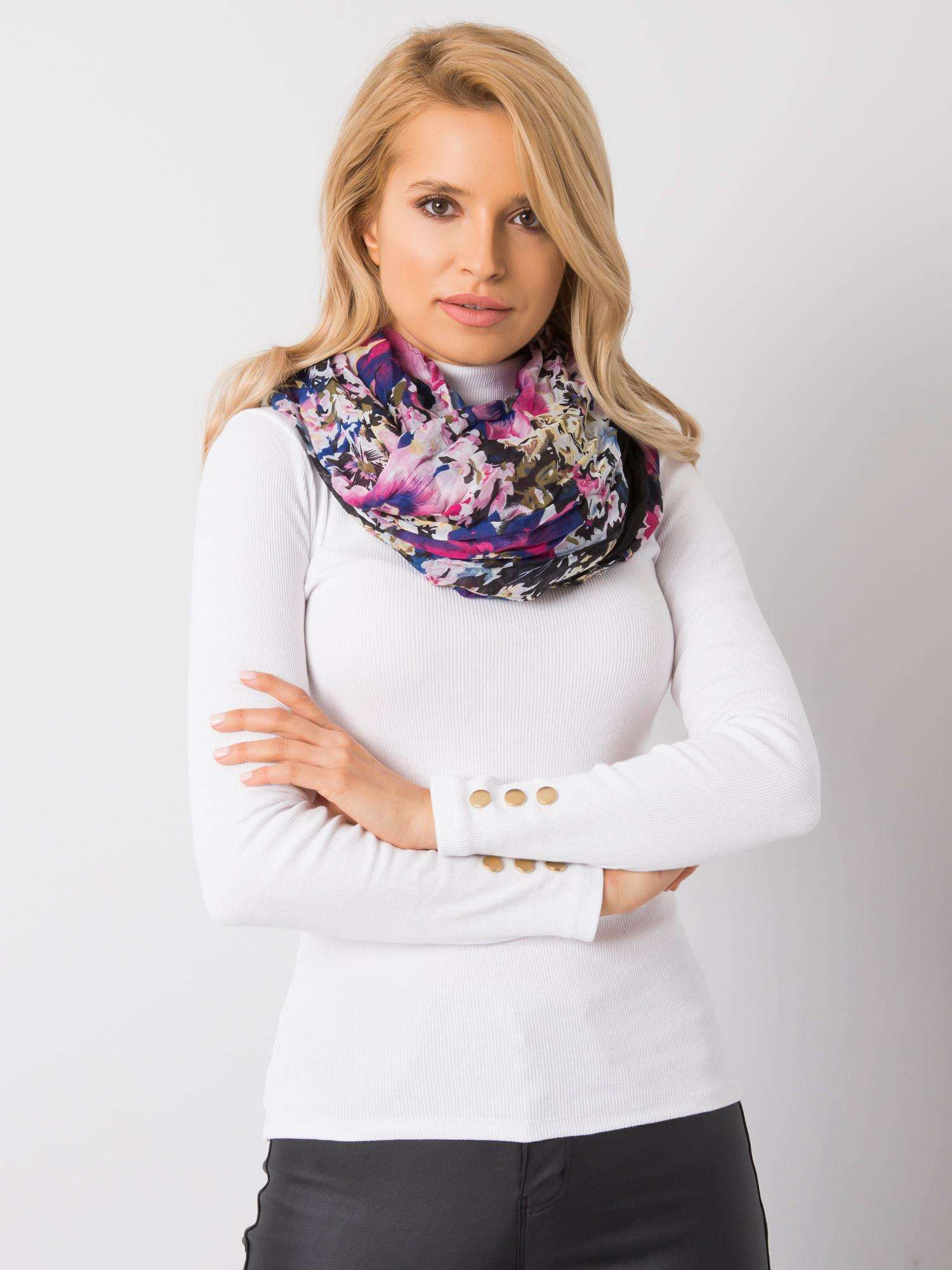 Черна Бандана с Цветя - SHOP SMILE - Image 3