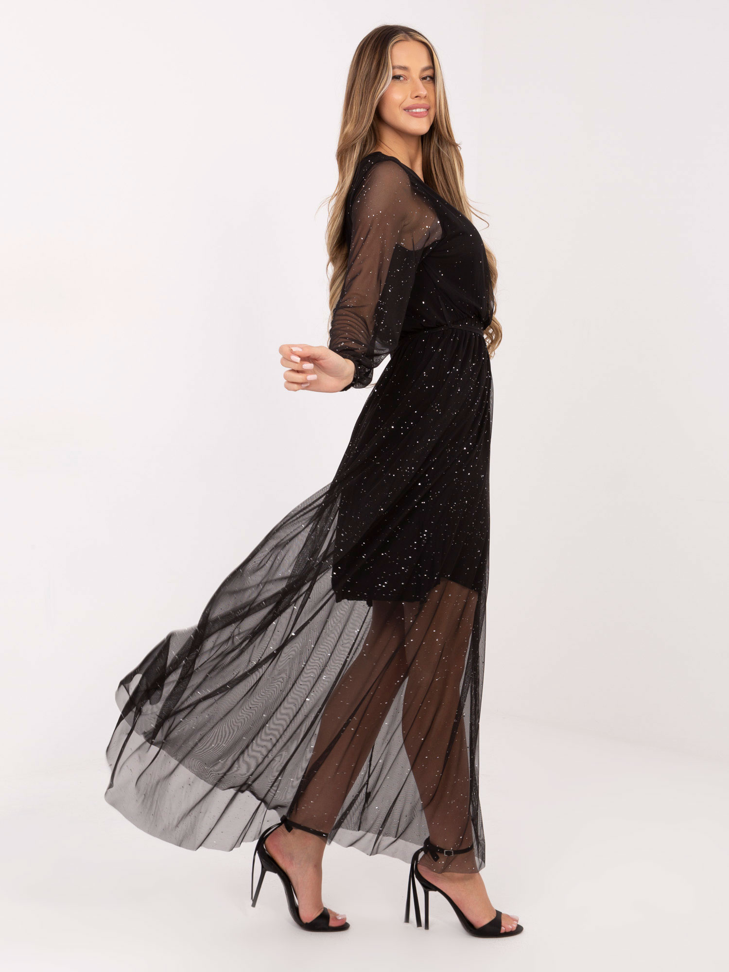 Черна Рокля ITALY MODA - Елегантност и Комфорт - Image 2