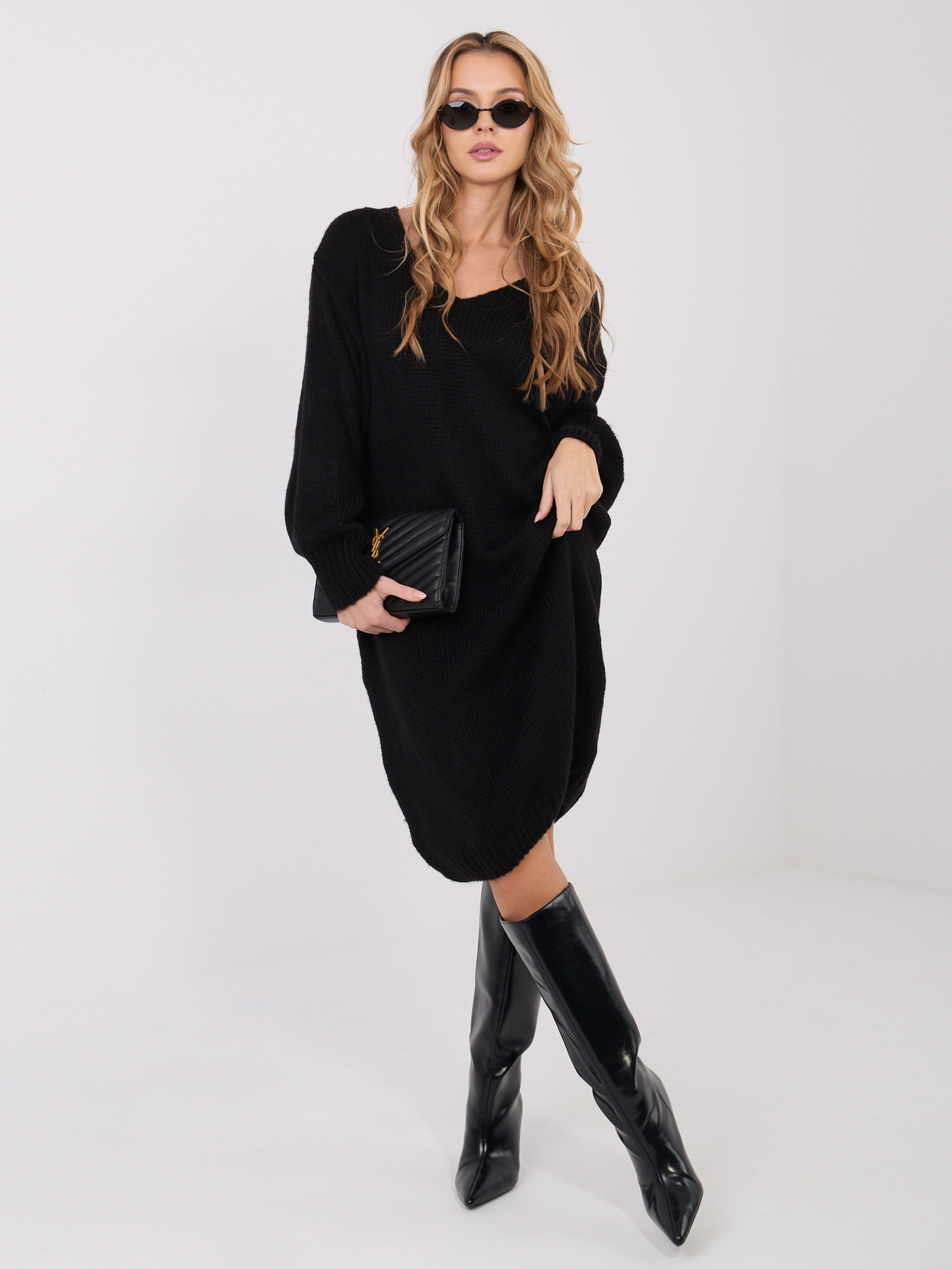 Черна Рокля SHOP SMILE - Елегантен Комфорт - Image 2