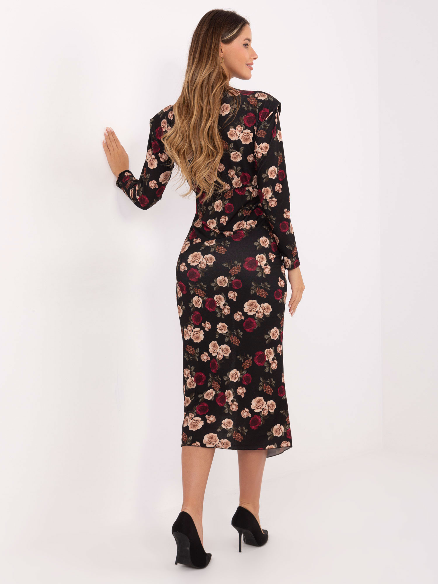 Черна Рокля ITALY MODA - Елегантна и Удобна - Image 3