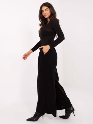 Елегантни Черни Панталони RUE PARIS - One Size