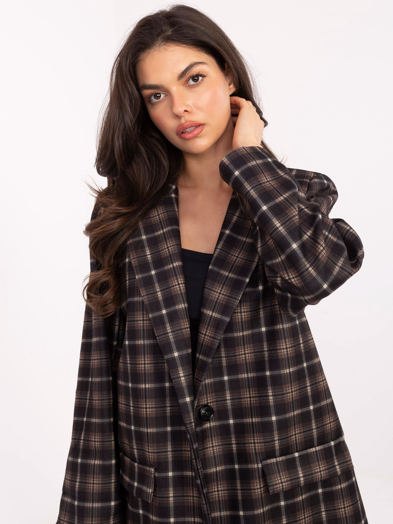 Черно италианско сако MODA ITALY - елегантност - Image 3