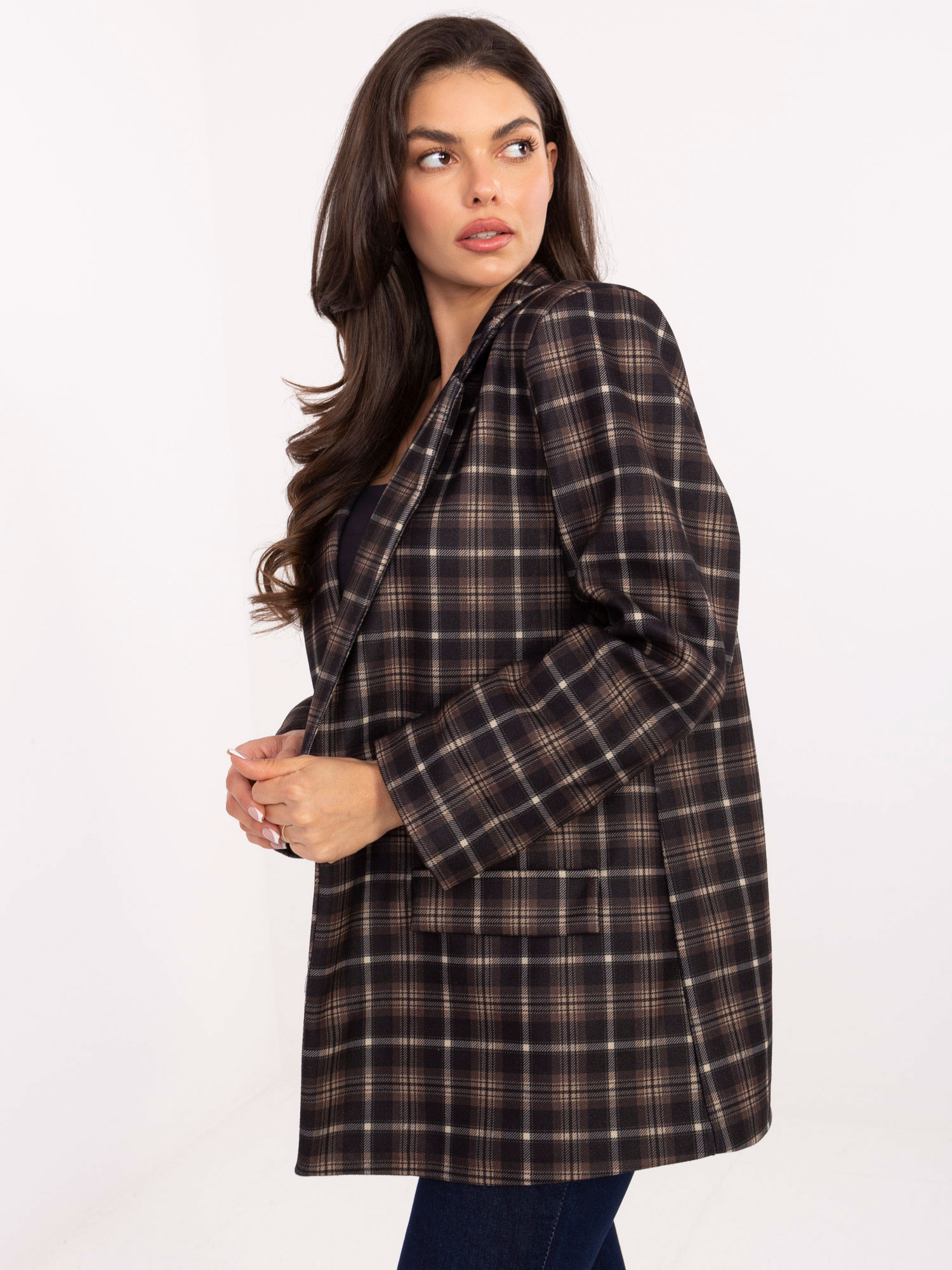 Черно италианско сако MODA ITALY - елегантност - Image 4