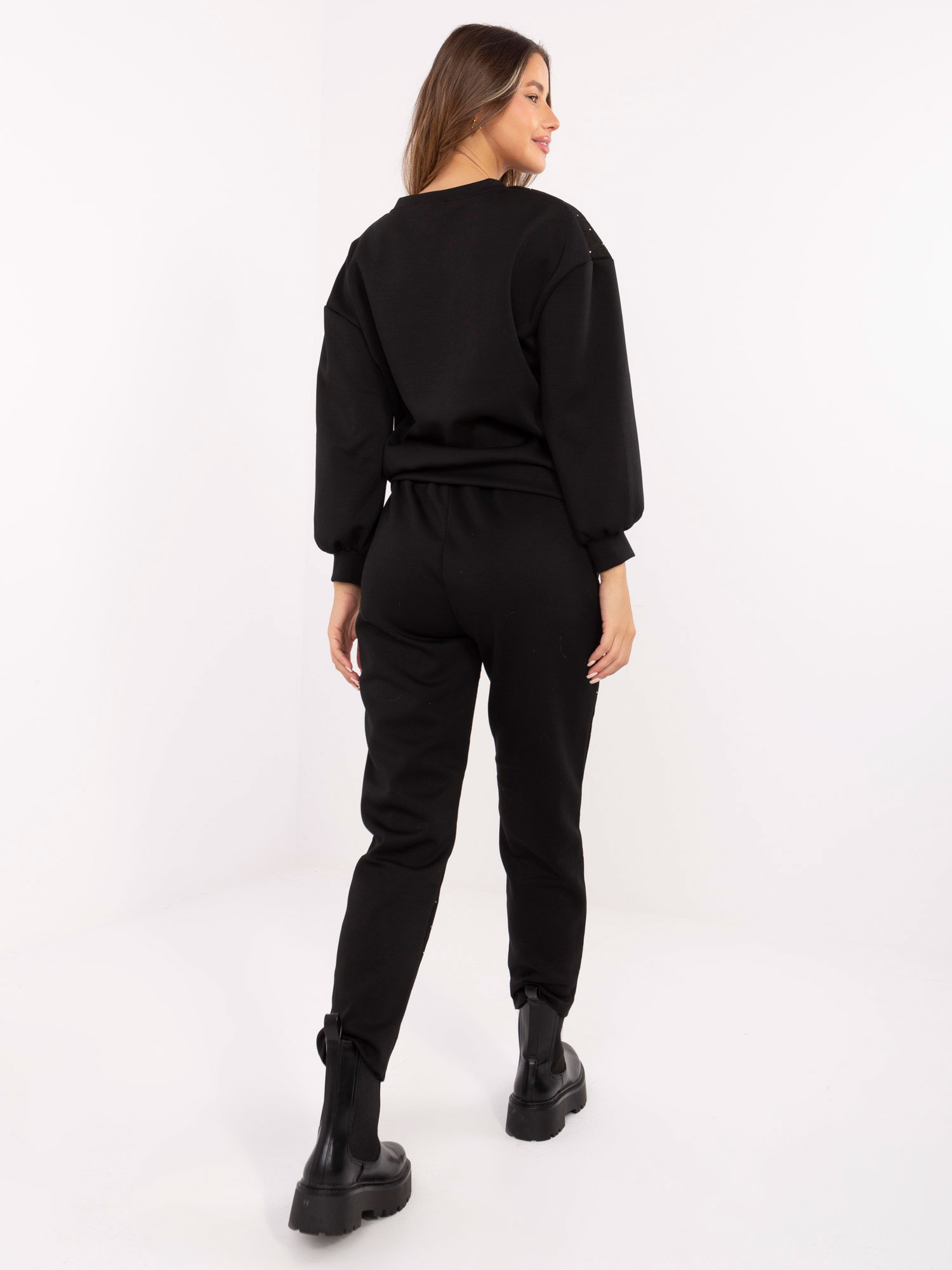 Черен Комплект ITALY MODA - Елегантност и Комфорт - Image 4