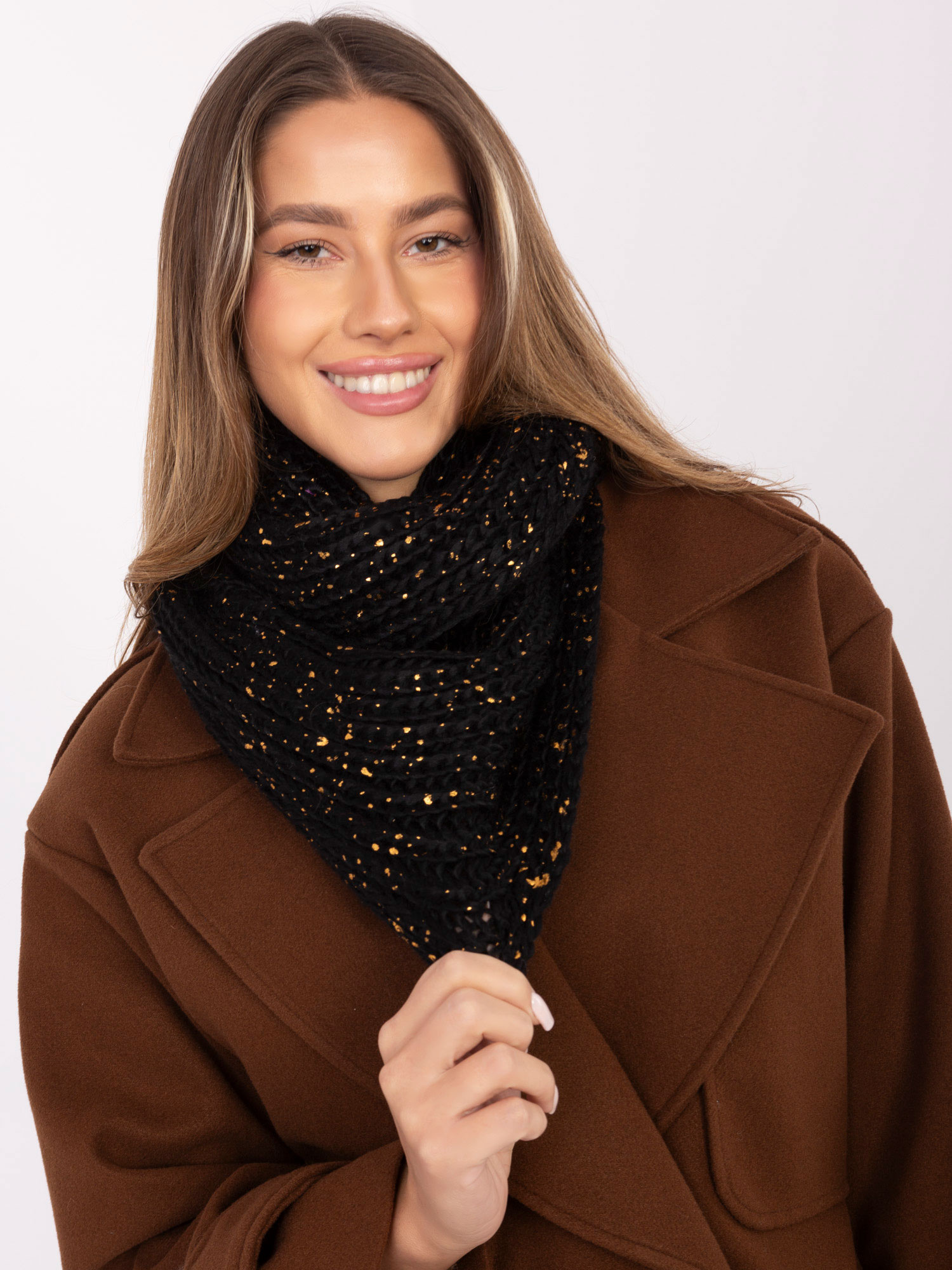 Черен Шал Комин SHOP SMILE - Топлина и Стил - Image 2