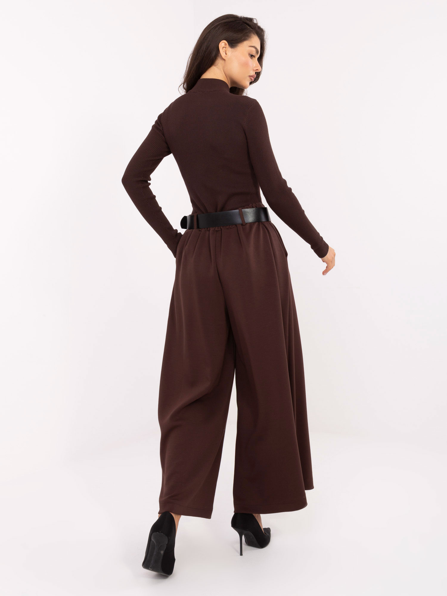 Кафяви италиански панталони MODA ITALY - стил и комфорт - Image 4