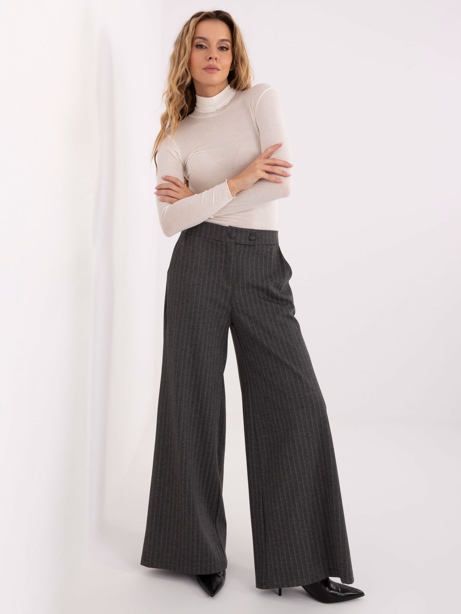 Елегантна Екрю Блуза ITALY MODA - Кашмир - Image 5
