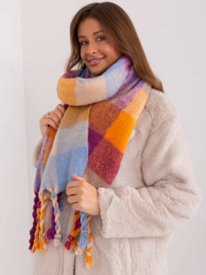 Лилав Шал WOOL FASHION ITALIA - Елегантност