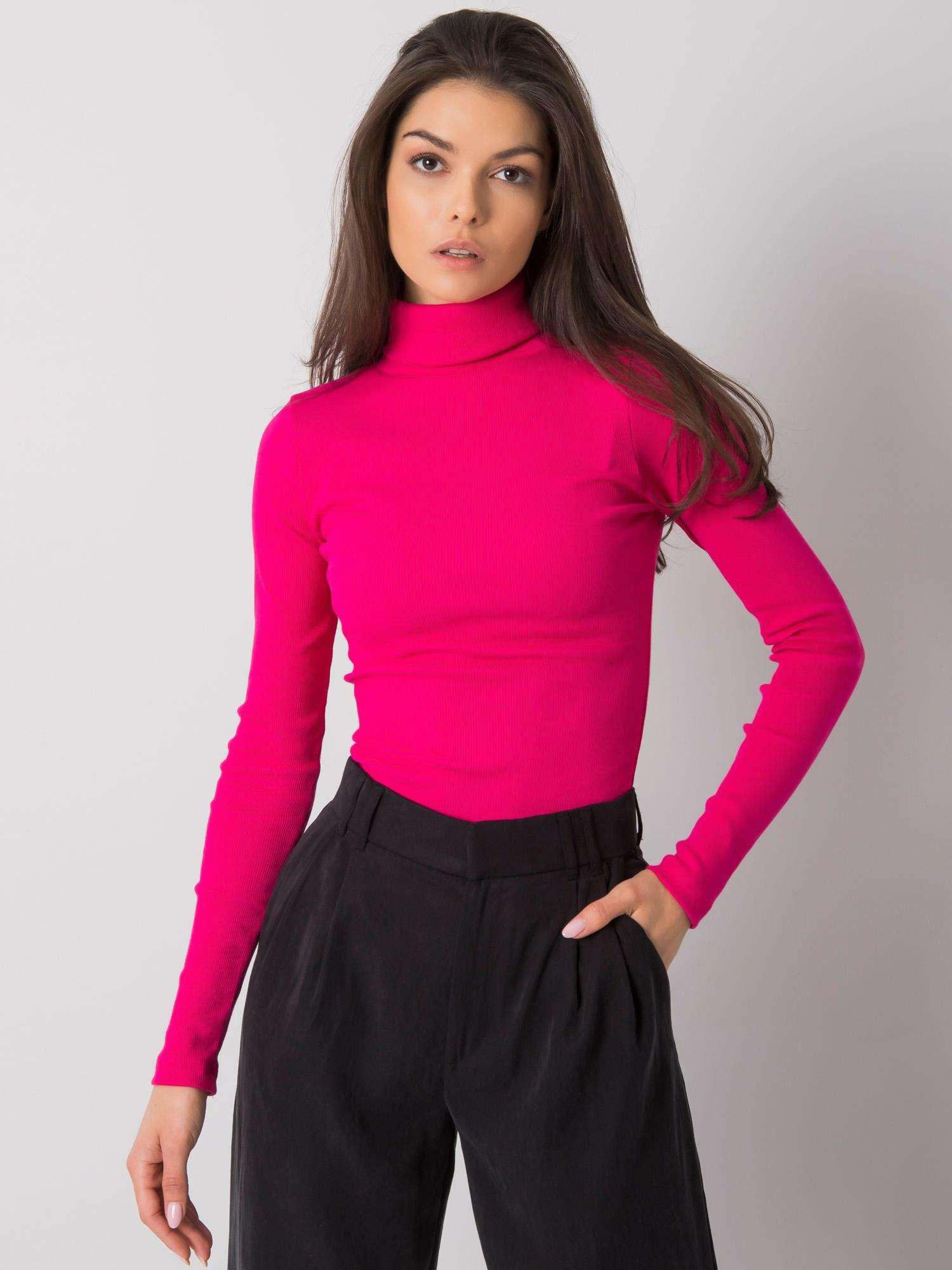 Елегантна Фуксия Блуза с Яка RUE PARIS - Image 2