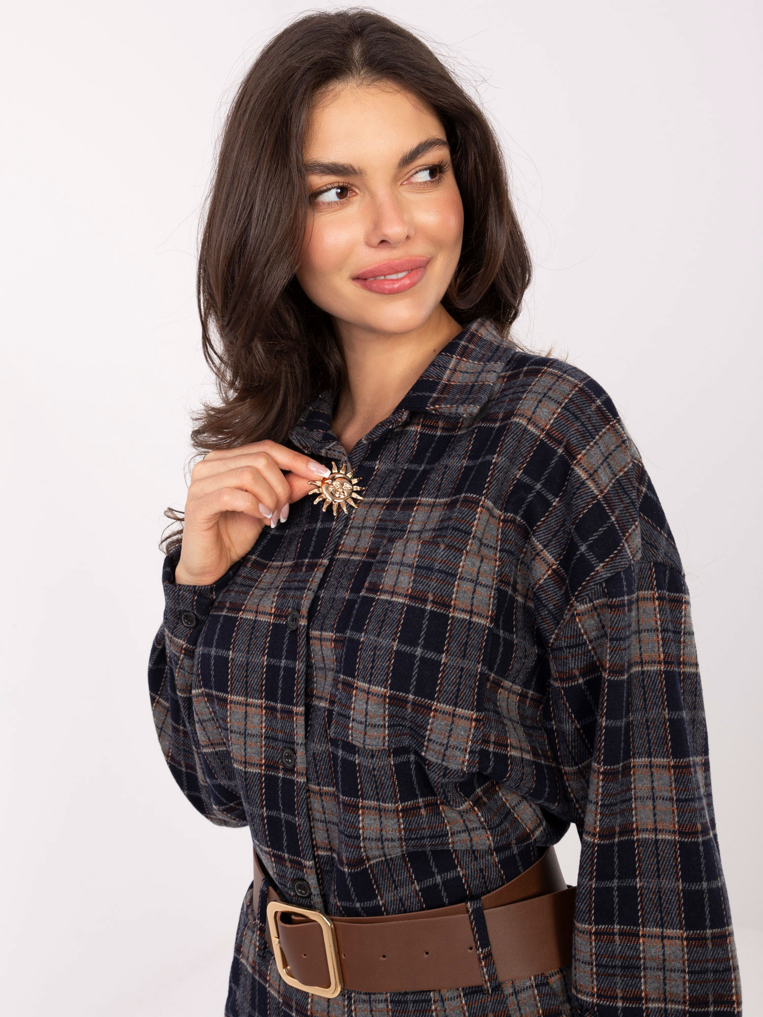 Тъмносиня риза MODA ITALY - елегантност и комфорт - Image 3
