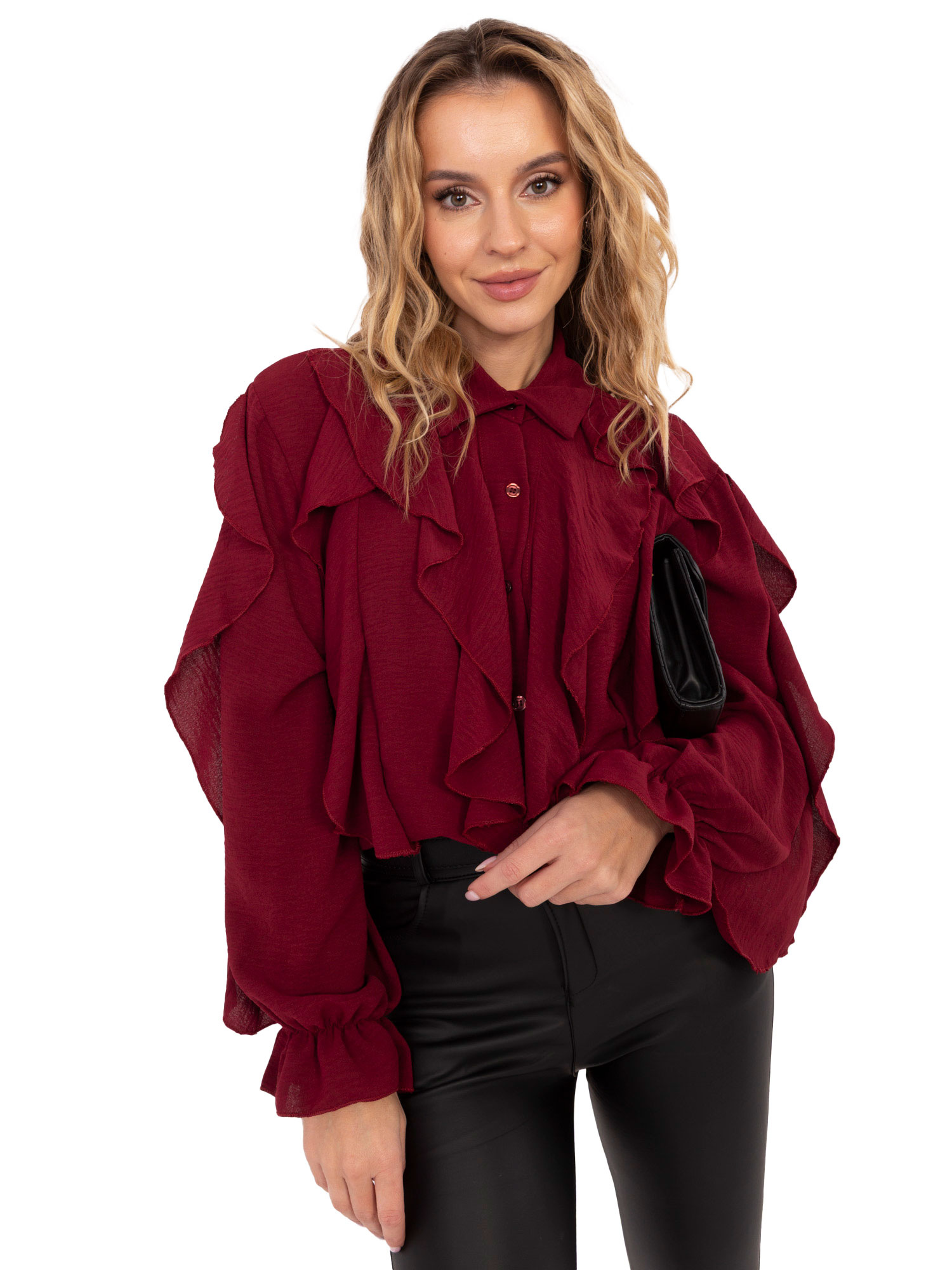 Бордо Риза ITALY MODA - Елегантност и Комфорт - Image 4